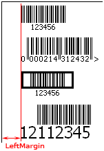 LeftMargin (Orientation = boLeftRight)