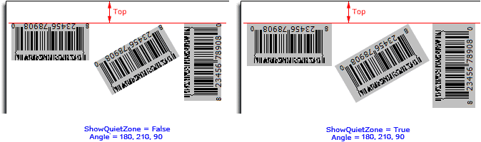 Top parameter (CC-A, CC-B; TextAlignment = taCustom)